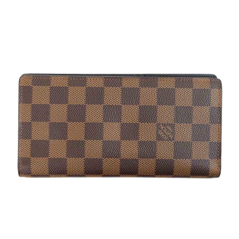 LOUIS VUITTON Portefeuille Brazza Damier Ebene Brown
